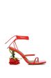 THRONE RED ROSE HEEL SANDAL For Sale