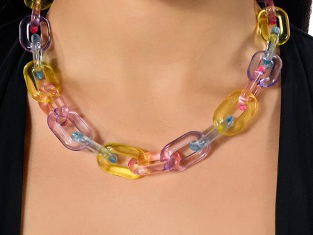 SUGAR RUSH ACRYLIC CHAIN NECKLACE Online