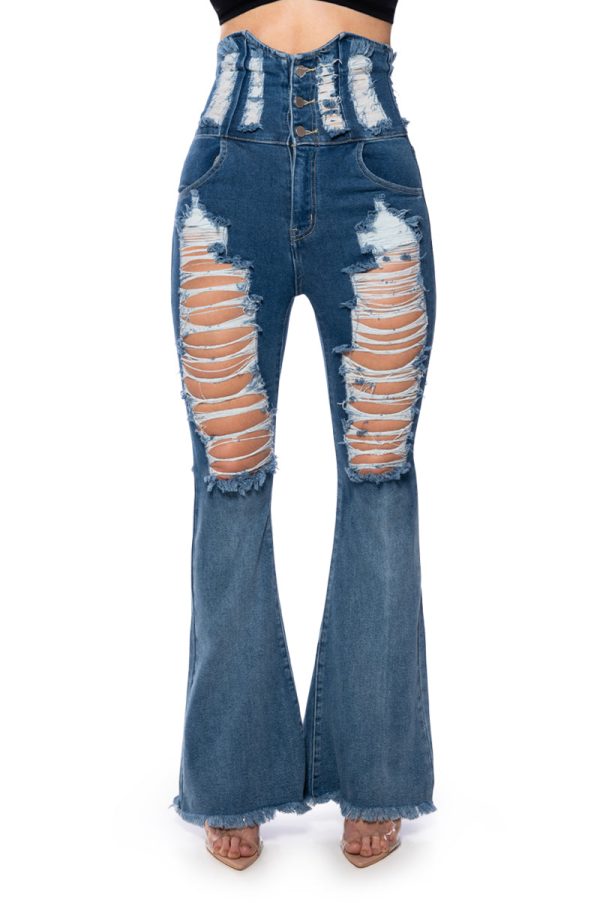 TAKE ME OUT UNDER BUST DENIM JEAN Online