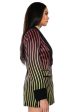 SUNSET ROAD STRIPE BLAZER Hot on Sale