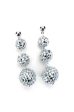 WRECKING BALL RHINESTONE DANGLE EARRINGS on Sale