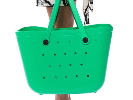 TALK ABOUT ME PERFORATED TOTE Cheap