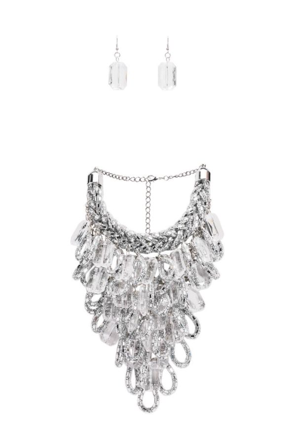 TOO ICY STATEMENT NECKLACE Sale