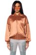 SUNSET DESERT SATIN OVERSIZED BOMBER Supply