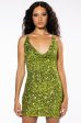 WILD SIDE SEQUIN HALTER NECK MINI DRESS Online Sale