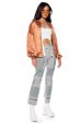 SUNSET DESERT SATIN OVERSIZED BOMBER Supply