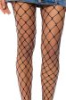 TITSY RHINESTONE WIDE FISH NET TIGHTS Online now