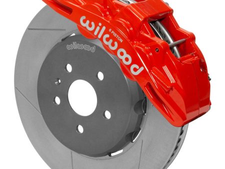 Wilwood SX6R Front Brake Kit 15in Lug Drive Red Rotor w  Lines 16-19 Chevrolet Camaro Online Sale