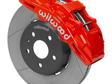 Wilwood SX6R Front Brake Kit 14in SRP Slotted Red 16-19 Chevy Camaro SS Fashion