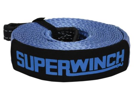 Superwinch Recovery Strap 20000 lbs 2in x 30 ft w  Reinforced Closed-Loop Ends For Discount