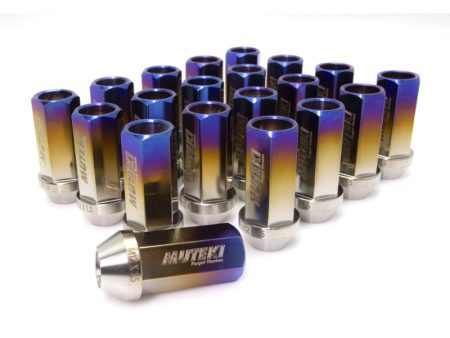 Wheel Mate Muteki Open End Lug Nuts - Burned Titanium 14x1.50 Online Hot Sale