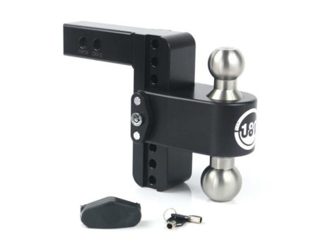 Weigh Safe 180 Hitch 8in Drop Hitch & 2in Shank (8K 12.5K GTWR) - Black Cerakote For Sale