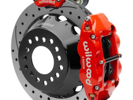 Wilwood EPB FNSL Rear Kit 12.88in. Big Ford - SRP, Red Fashion