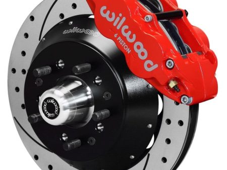 Wilwood Narrow Superlite 6R Dust-Seal Big Brake Front Brake Kit 14in. Drilled w  Wilwood Pro Spindle Online Hot Sale