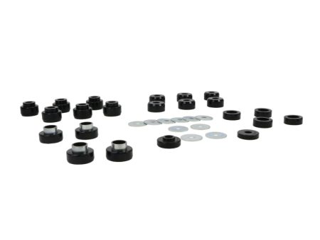 Whiteline 1987-1995 Jeep Wrangler Body Mount Bushing Set Fashion