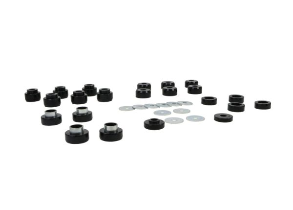 Whiteline 1987-1995 Jeep Wrangler Body Mount Bushing Set Fashion