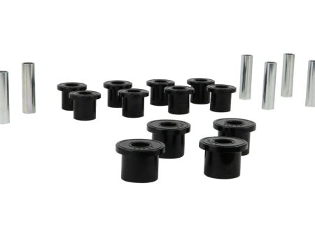 Whiteline 1987-1995 Jeep Wrangler Spring - Eye Front Rear And Shackle Bushing For Discount