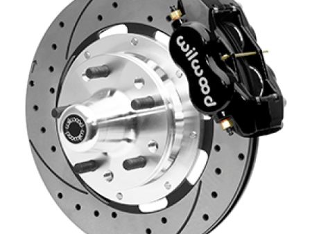 Wilwood 55-57 Chevrolet Bel Air Forged Dynalite Front Big Brake Kit - Black Sale