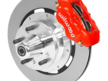 Wilwood Forged Dynalite Front Kit 12.19in Rotor 5x4.00in BC 65-72 Plymouth Dart   Duster - Red Sale