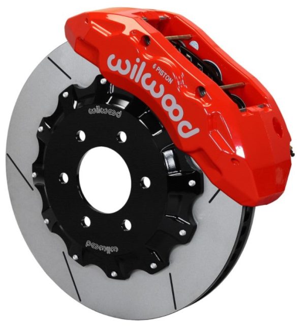 Wilwood TX6R Front Kit 15.50in Rotor w  Lines - Red - 10-14 Ford F150 Raptor Supply