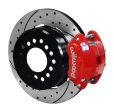 Wilwood D154 Rear 12.19in P-Brake Kit 2.75in-2.81in Offset - Red Fashion