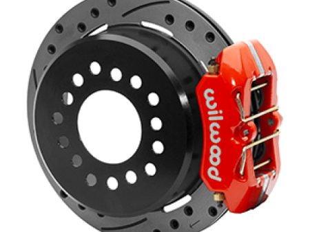 Wilwood Dynapro Low-Profile 11.00in P-Brake Kit Dust Seal 2.36in Offset - Drilled Red Online