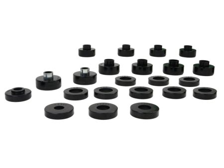 Whiteline 1976-1979 Jeep CJ5 Body Mount Bushing Set Online Sale