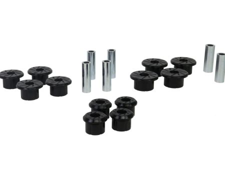 Whiteline 1999-2018 Chevrolet Silverado 1500 Spring - Eye Front Rear And Shackle Bushing Discount