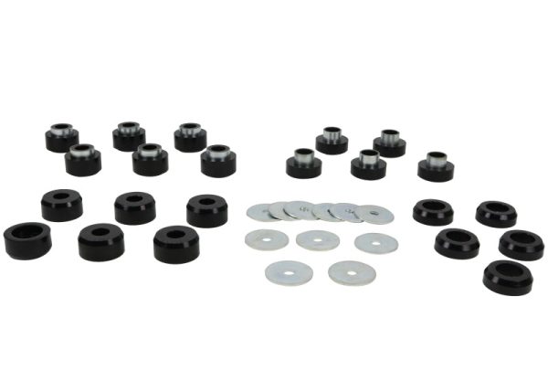 Whiteline 1997-2006 Jeep Wrangler Body Mount Bushing Set Online now