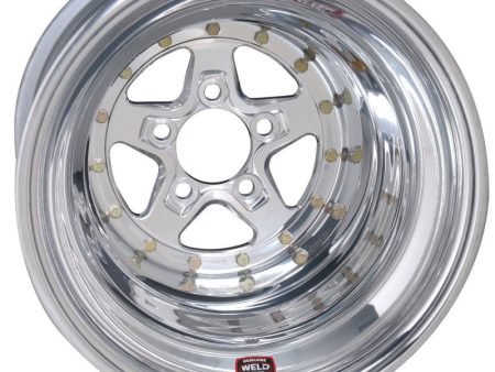 Weld Alumastar 2.0 15x12   5x4.75 BP   3in. BS Polished Wheel - Non-Beadlock Online now