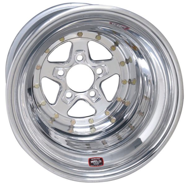 Weld Alumastar 2.0 15x12   5x4.75 BP   3in. BS Polished Wheel - Non-Beadlock Online now