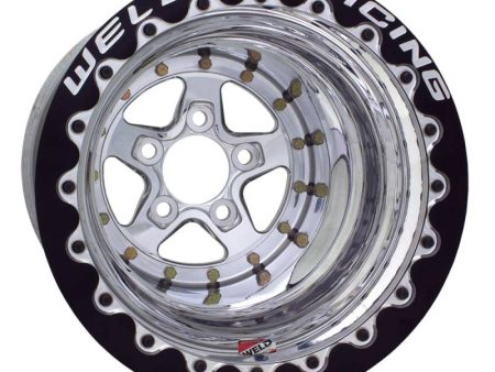 Weld Alumastar 2.0 15x15   5x4.75 BP   3in. BS Polished Wheel - Beadlock M T For Discount